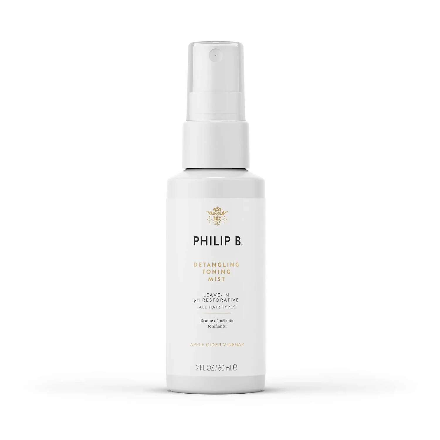 PHILIP B. Шампунь для объема Weightless Volumizing 60 мл + Кондиционер для объема Weightless Volumizing 60 мл + Тонизирующий спрей для легкого расчесывания Detangling Toning Mist pH Restorative 60 мл, набор — фото 4