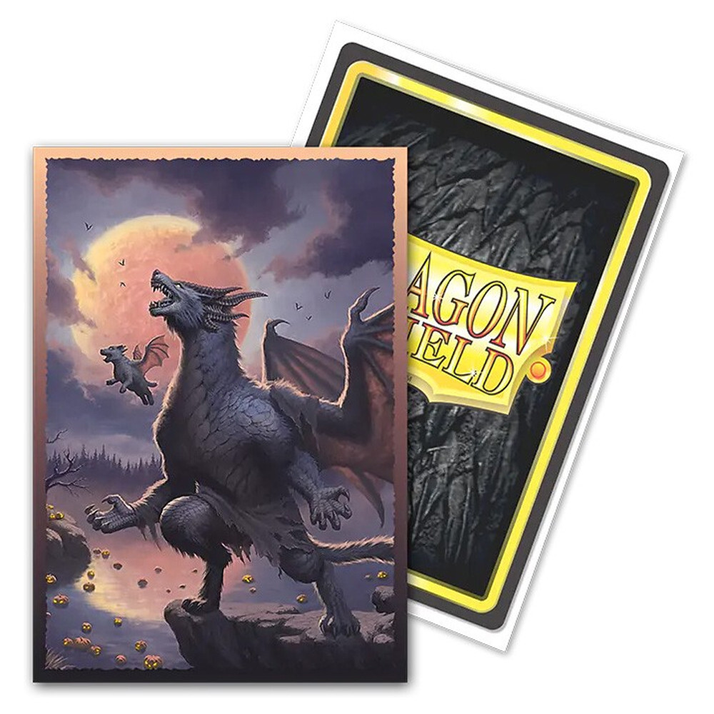 

Карточная игра Arcane Tinmen Dragon Shield Sleeves: Brushed - Japanese Size - Halloween 2023 (60)