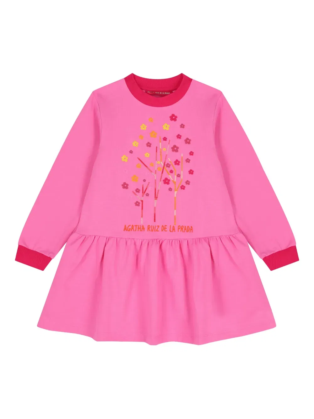 Платье с цветочной вышивкой Agatha Ruiz De La Prada, розовый