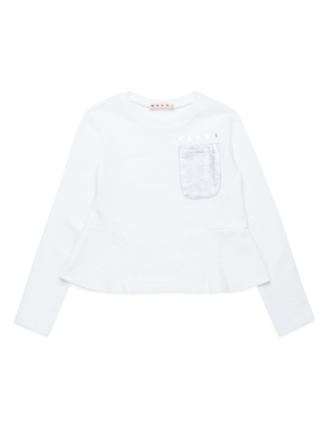 

Marni Kids футболка из хлопка с логотипом, белый