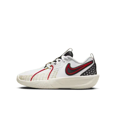 

Кроссовки Nike G.T. Cut 3, цвет White/Black/Bronzine/University Red