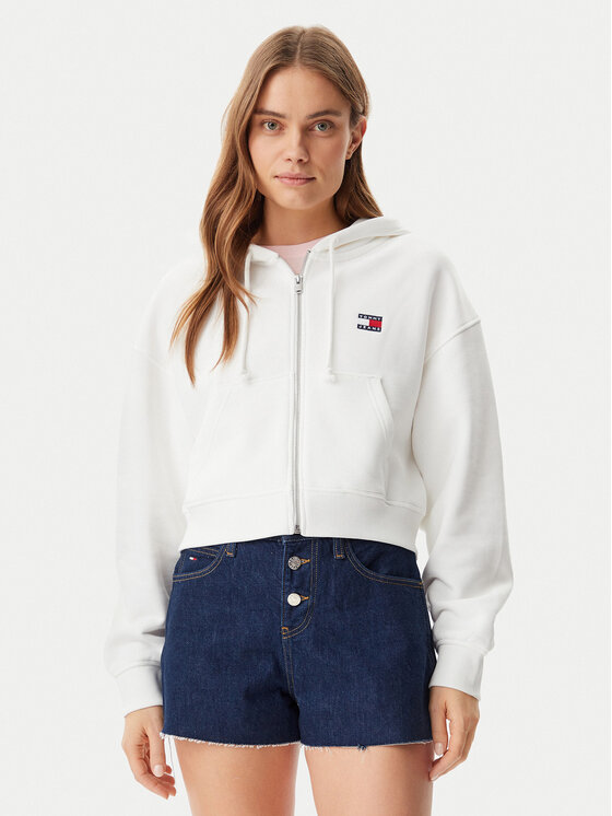 

Толстовка свободного кроя DW0DW21355 Tommy Jeans, белый