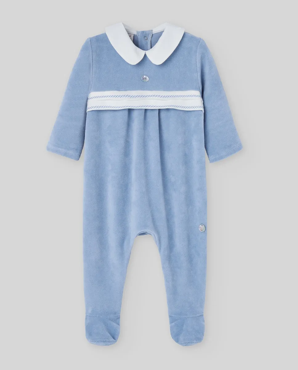 

Комбинезон для младенца из коллекции «Нежность» PAZ Rodríguez, светло-голубой