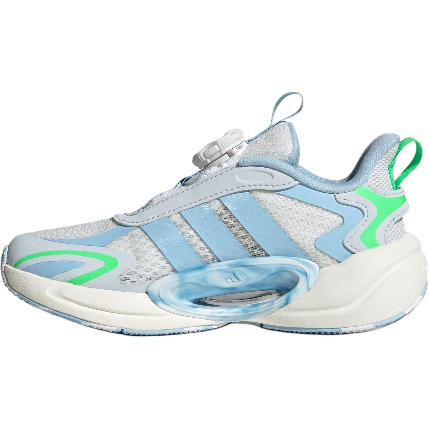 Детские кроссовки Galaxy Anti Slip с низким верхом, устойчивые к износу Adidas, белый/розовый/синий — фото 3