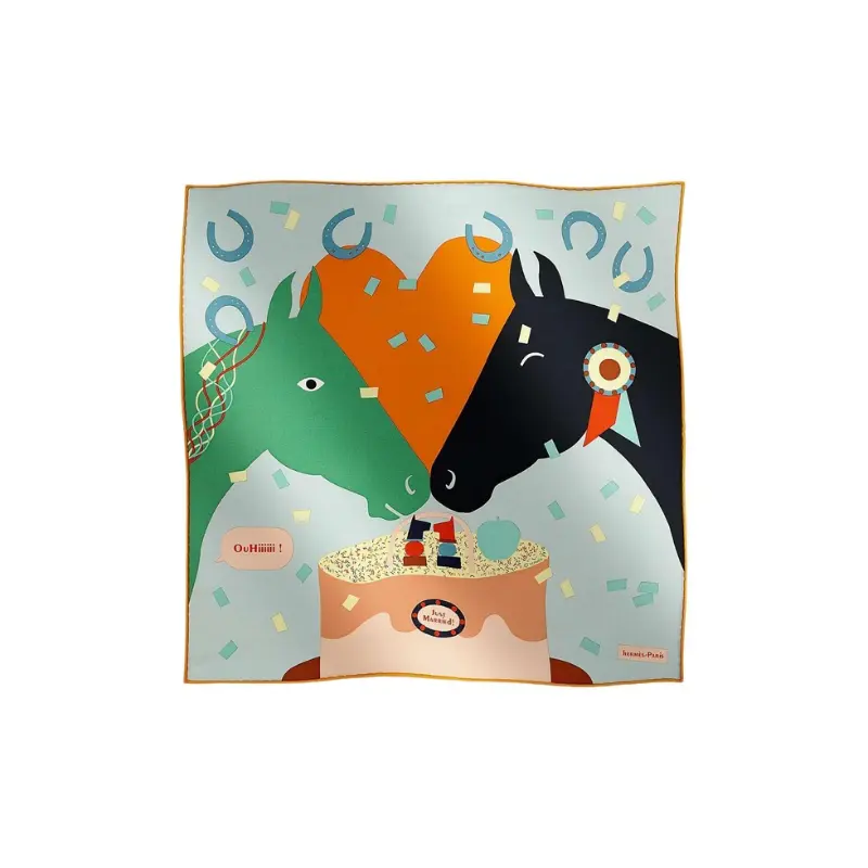 

HERMES Шёлковый шарф Multicolor, Multicolor