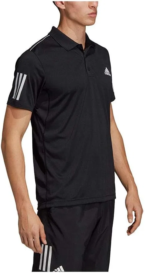 Поло adidas Club 3 Stripe - Collegiate Navy/White — фото 2