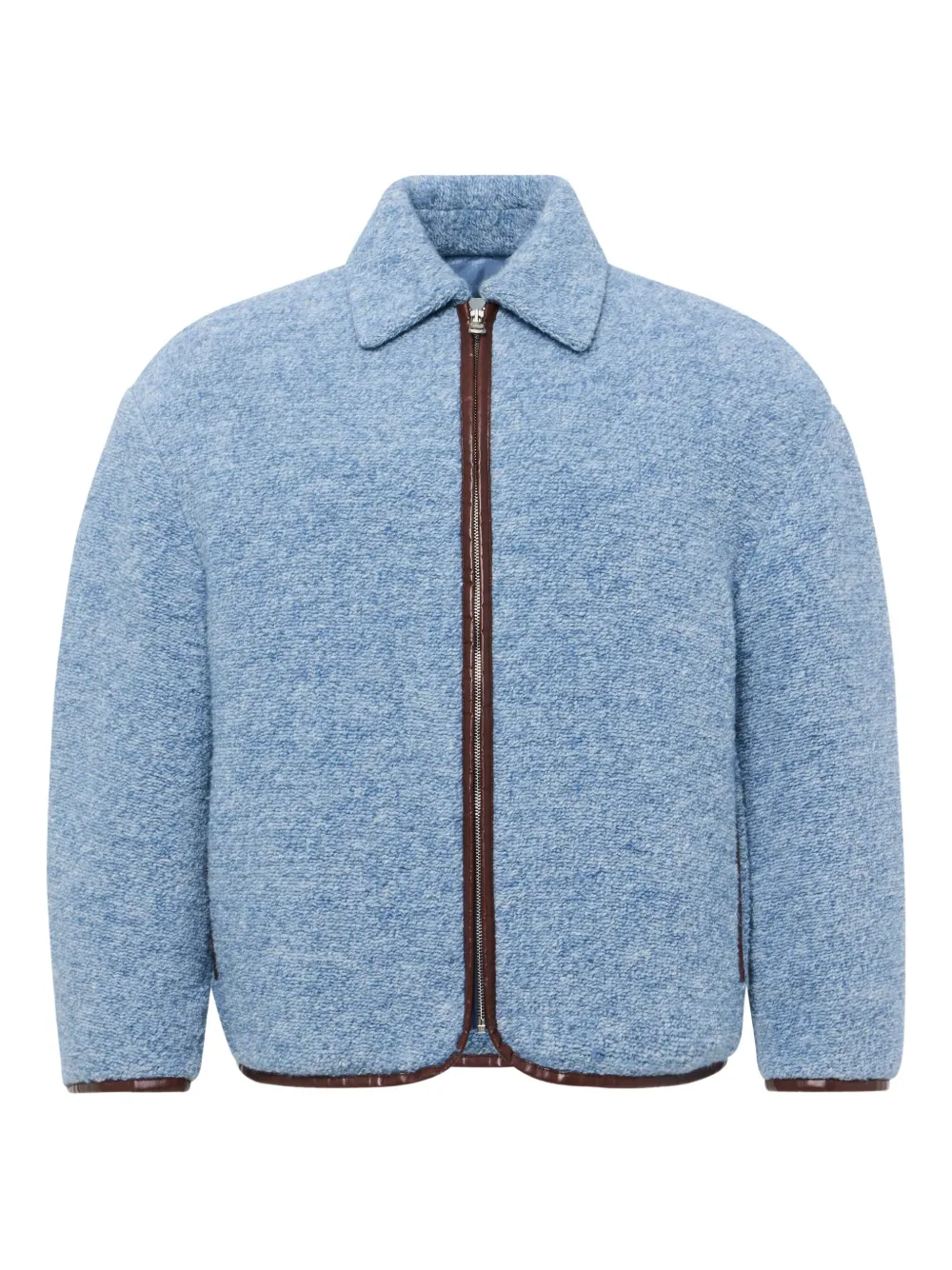 

Фактурная куртка на молнии JW ANDERSON, синий