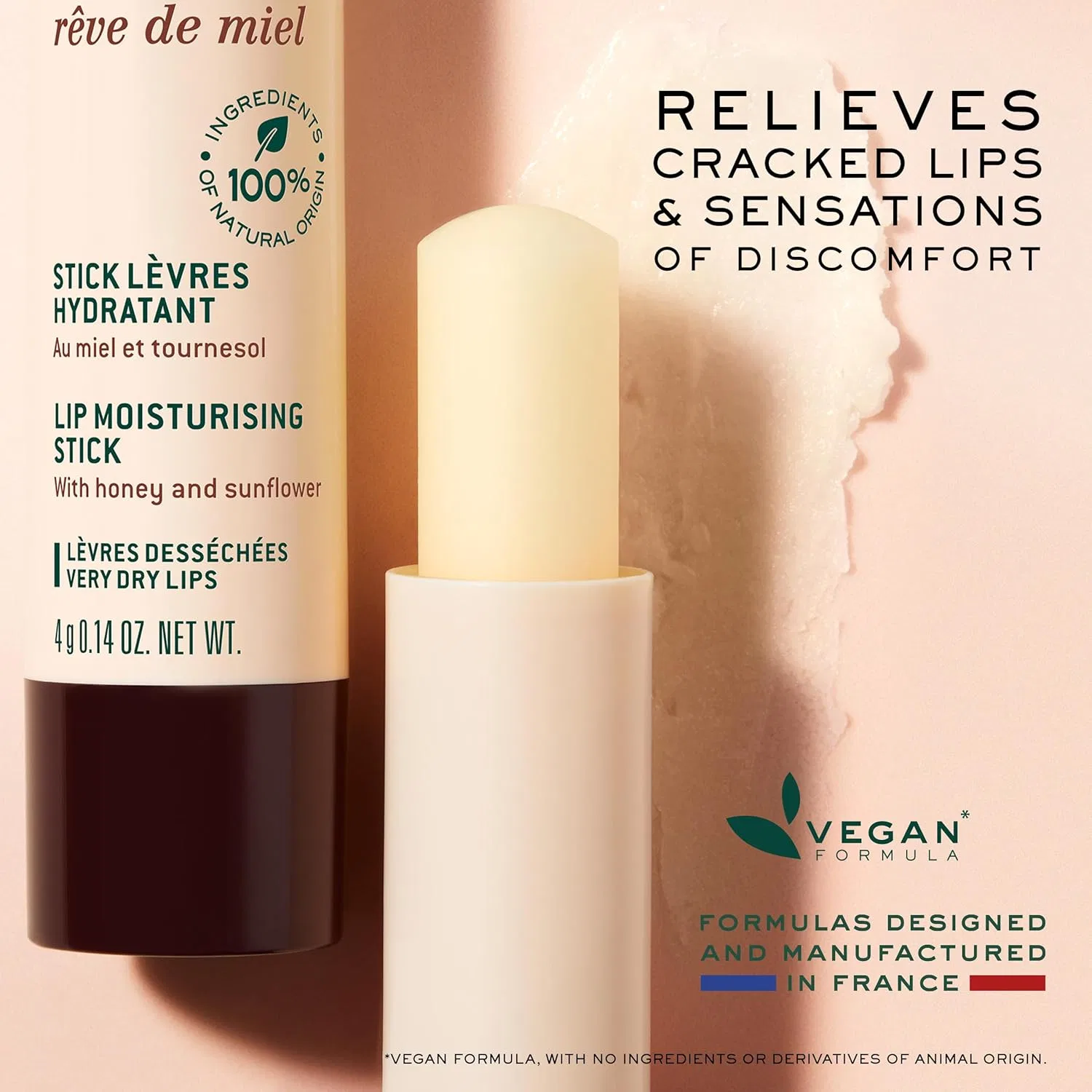 Увлажняющий бальзам для губ «Reve de Miel Stick Slim Hydrated» от Nuxe Nuxe — фото 3