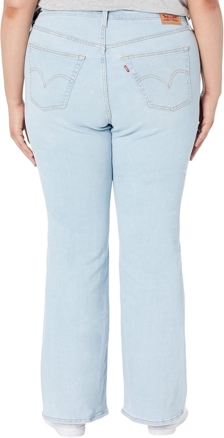 Женские джинсы Levi's Ribcage Bootcut (также доступны в размере Plus), Summer Beam - Light Indigo — фото 2