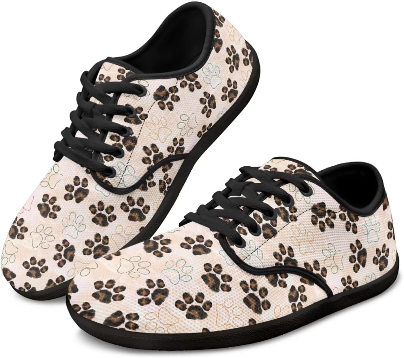 

Мужские босоножки Jeiento с отпечатком лапы собаки, широкая передняя часть, кроссовки с нулевым перепадом для тенниса и тренажерного зала, коричневый