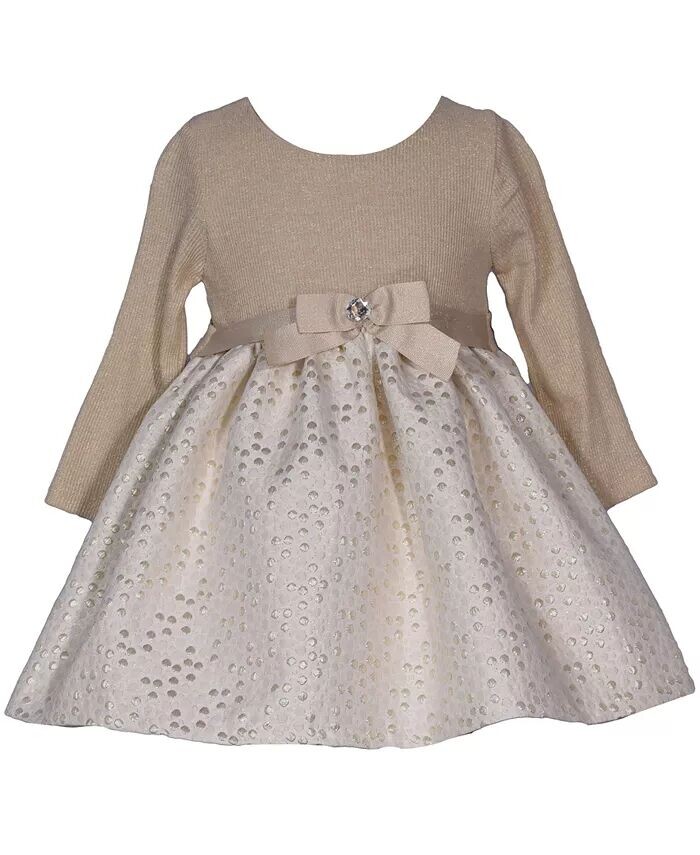 

Платье Babydoll для девочек из трикотажного жаккарда Bonnie Baby