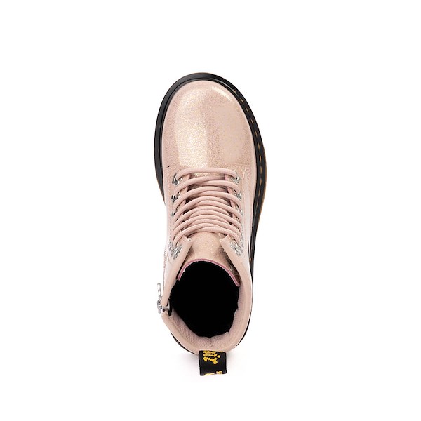 

Ботинки Dr. Martens 1460 8-Eye Glitter Boot, цвет Powder Pink Nebula