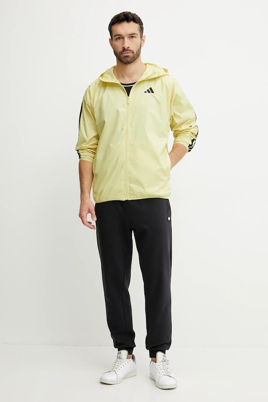 

Куртка Adidas Essentials 3-Stripes Windbreaker, желтый
