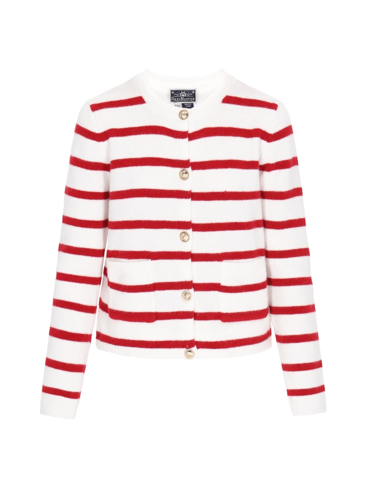 

Спортивная куртка DreiMaster Maritim, цвет offwhite red stripe