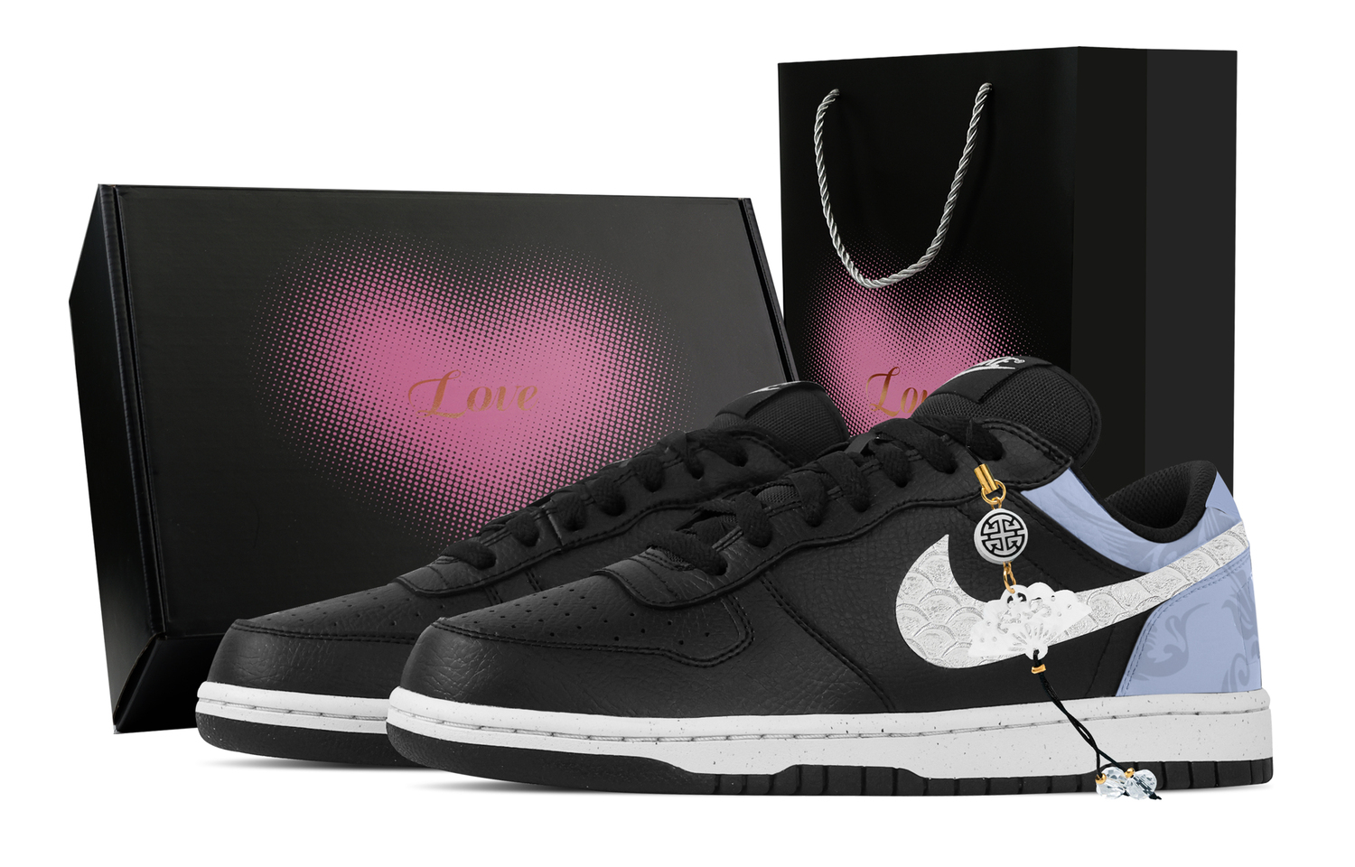 

Парка Big Cloud Palace Jewel, Heart Box, устойчивая к истиранию, дышащая, низкая обувь для скейтбординга, мужская, Nike, черный/синий