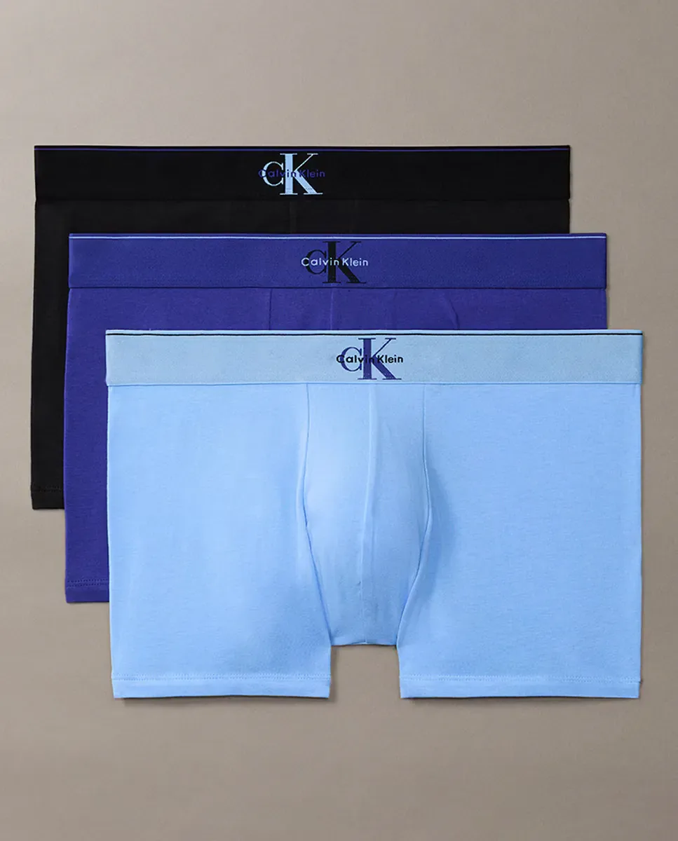 Набор из 3 коротких боксеров Calvin Klein, мультиколор