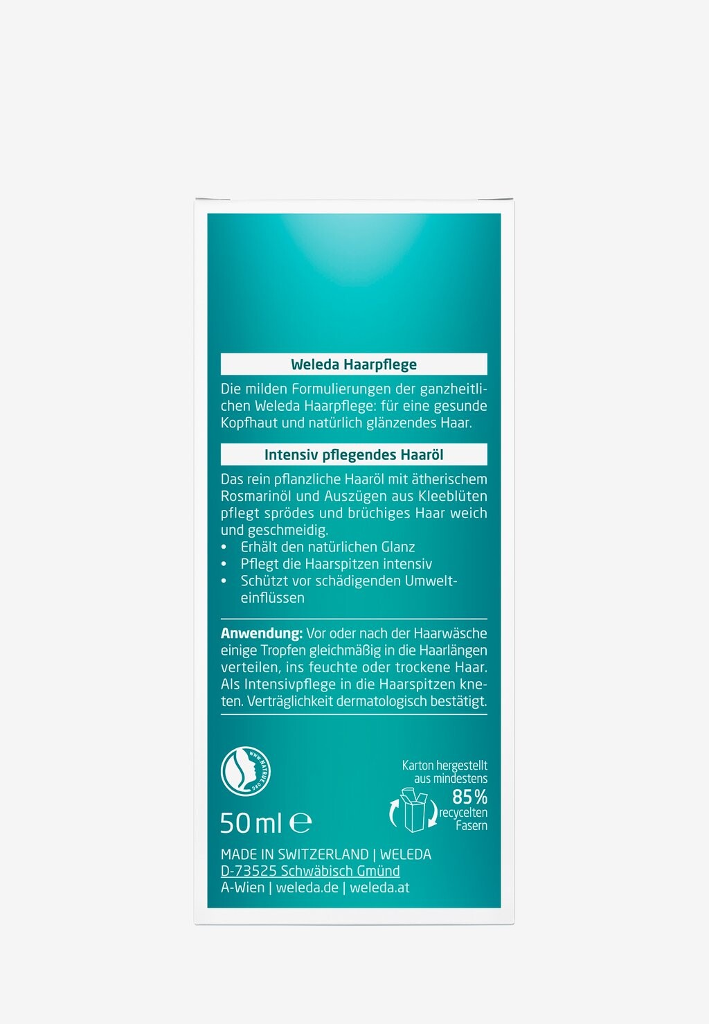 Уход за волосами REVITALISING HAIR OIL Weleda — фото 3