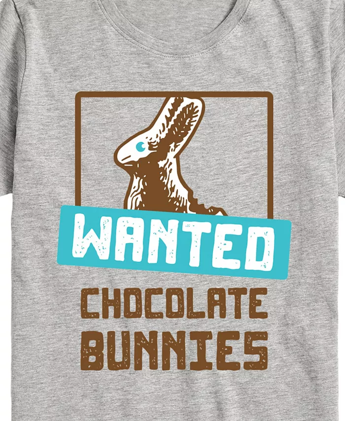 Футболка для мальчиков с пасхальным принтом "Wanted Chocolate Bunnies" Hybrid, серый — фото 3