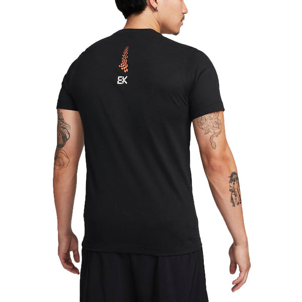 Футболка dri fit graphic running t shirt asia sizing Nike, черный — фото 2