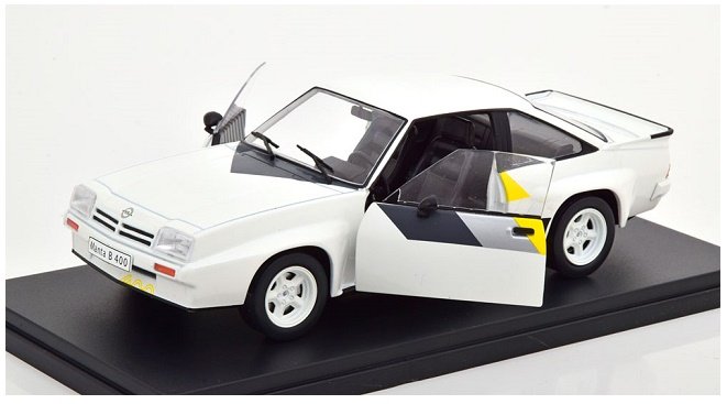 

Atlas Opel Manta B 400 Белый с декором 1:24 Ab24P003