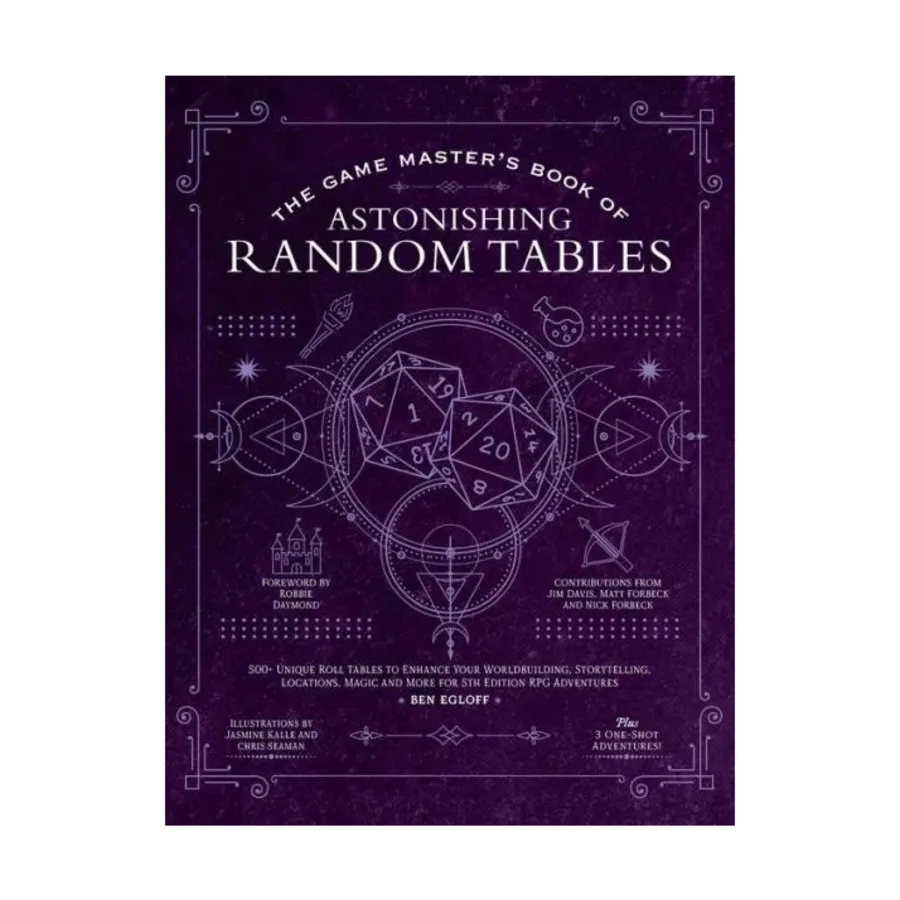 

Game Master's Book of Astonishing Random Tables, Fantasy Role Playing Books (Macmillan Publishing), твердый переплет
