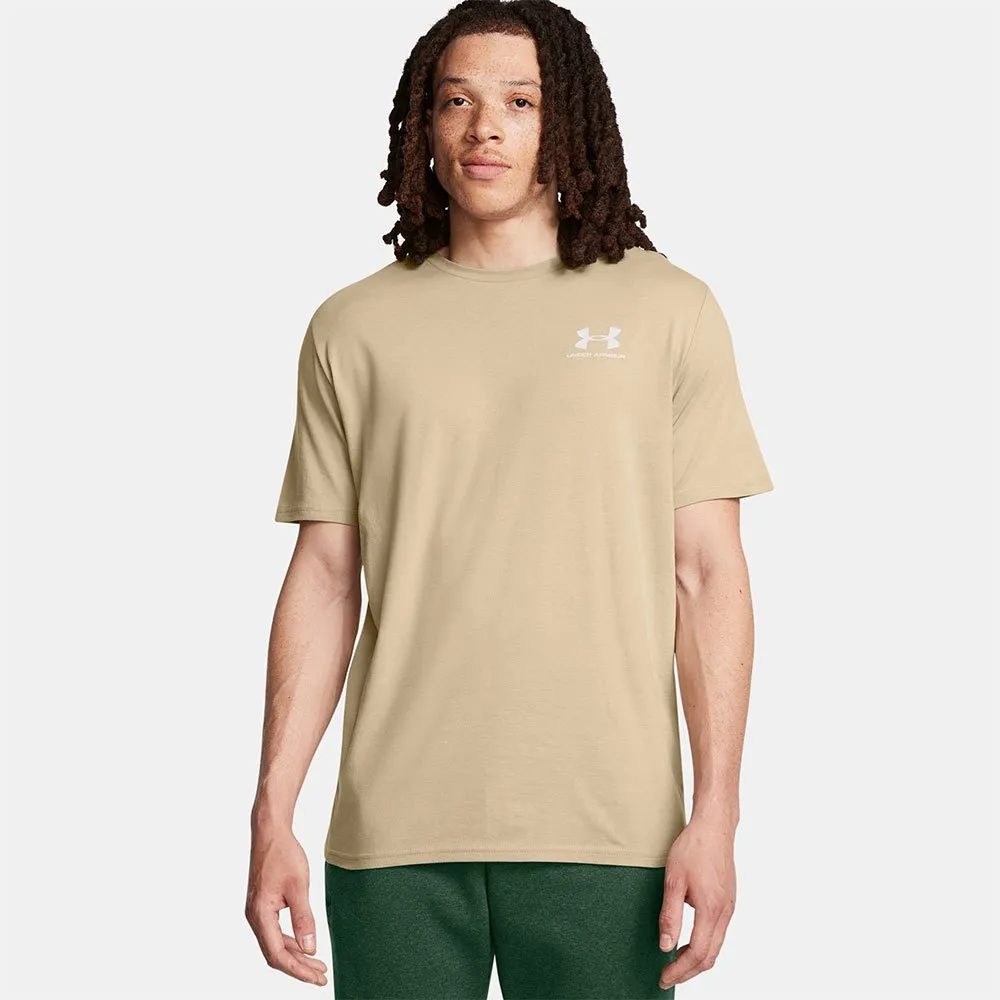 

Футболка Under Armour Sportstyle Left Chest, бежевый