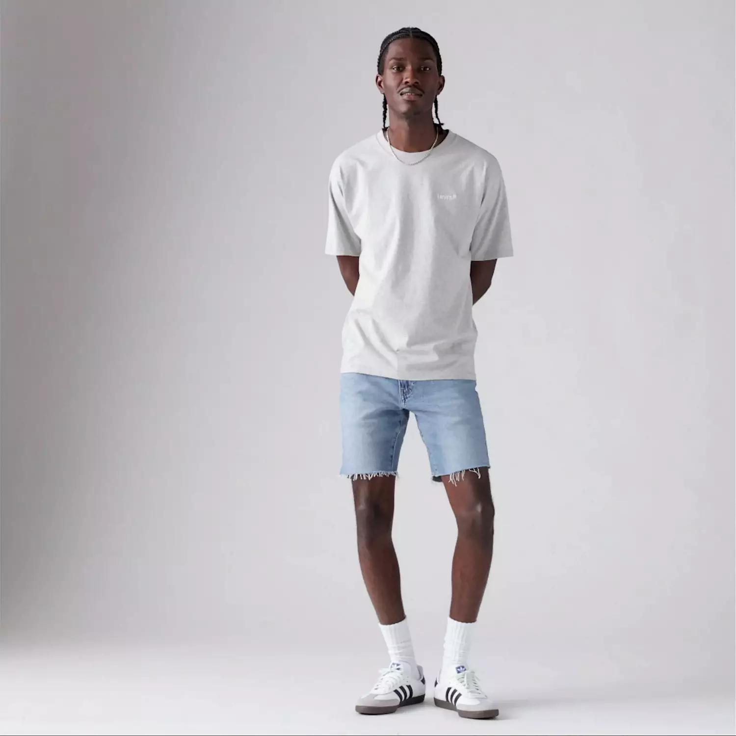 412 Узкие мужские шорты 9 дюймов Levi's, цвет Gummy Bears - Medium Wash — фото 4
