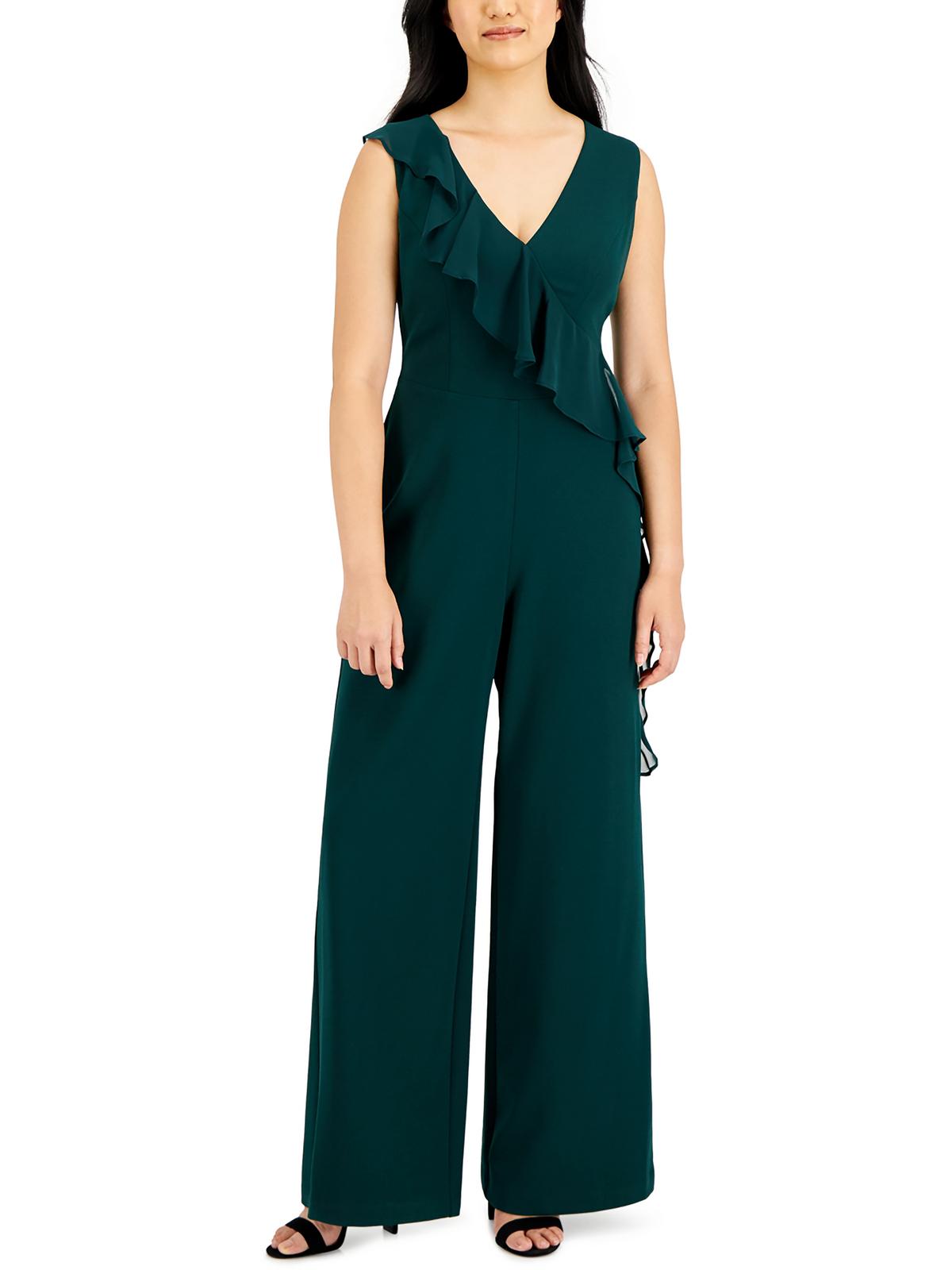 

Женский комбинезон без рукавов с оборками Connected Apparel, цвет pine green