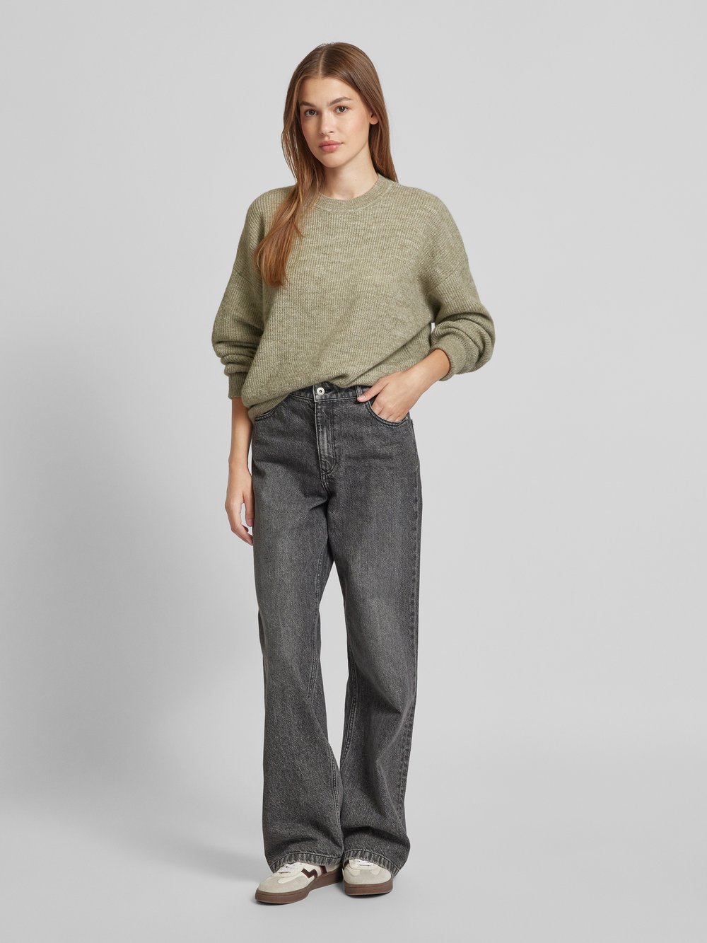 

Вязаный свитер со спущенными плечами Scotch & Soda
