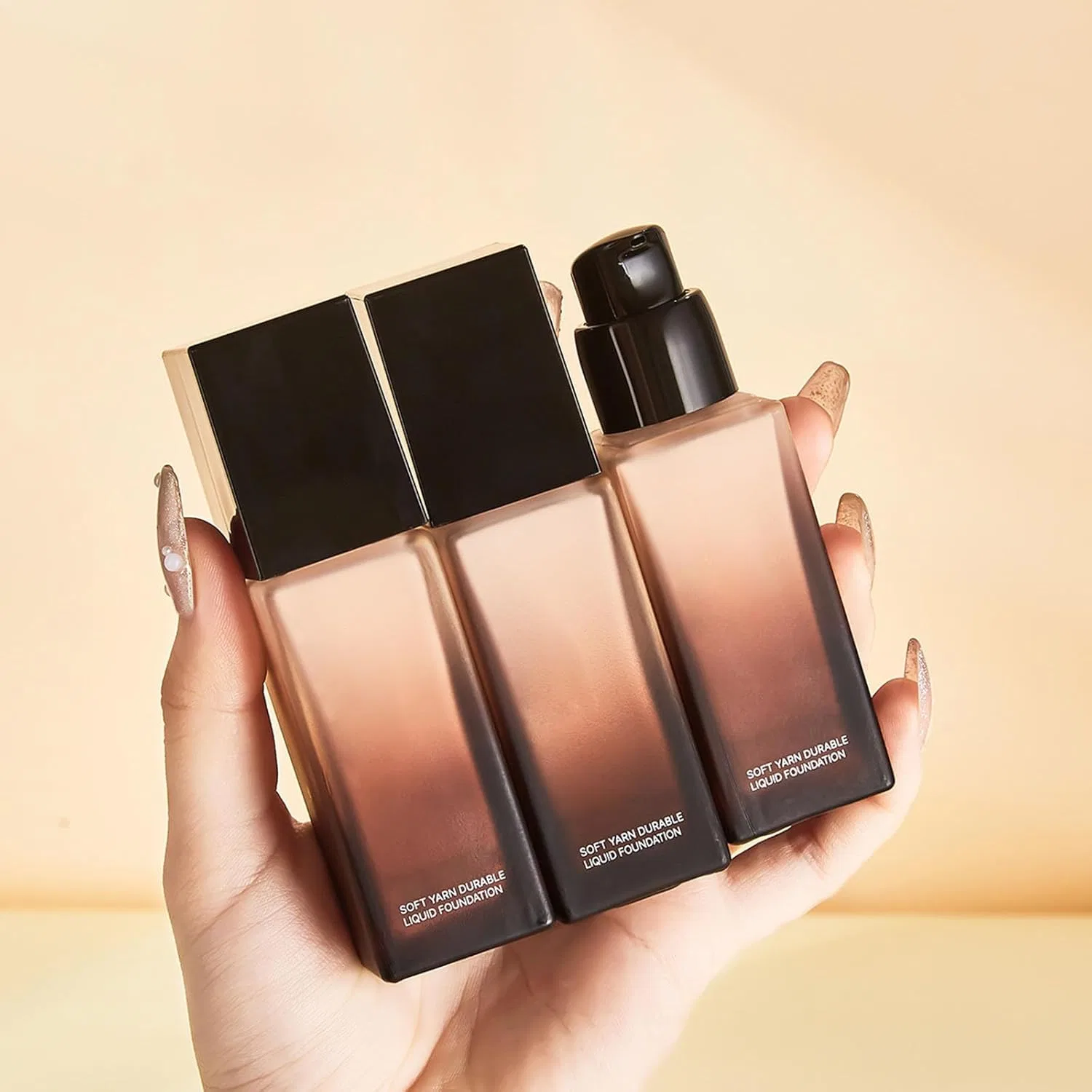 Консилер матовый Liquid Foundation Concealer No brand, кофе — фото 2