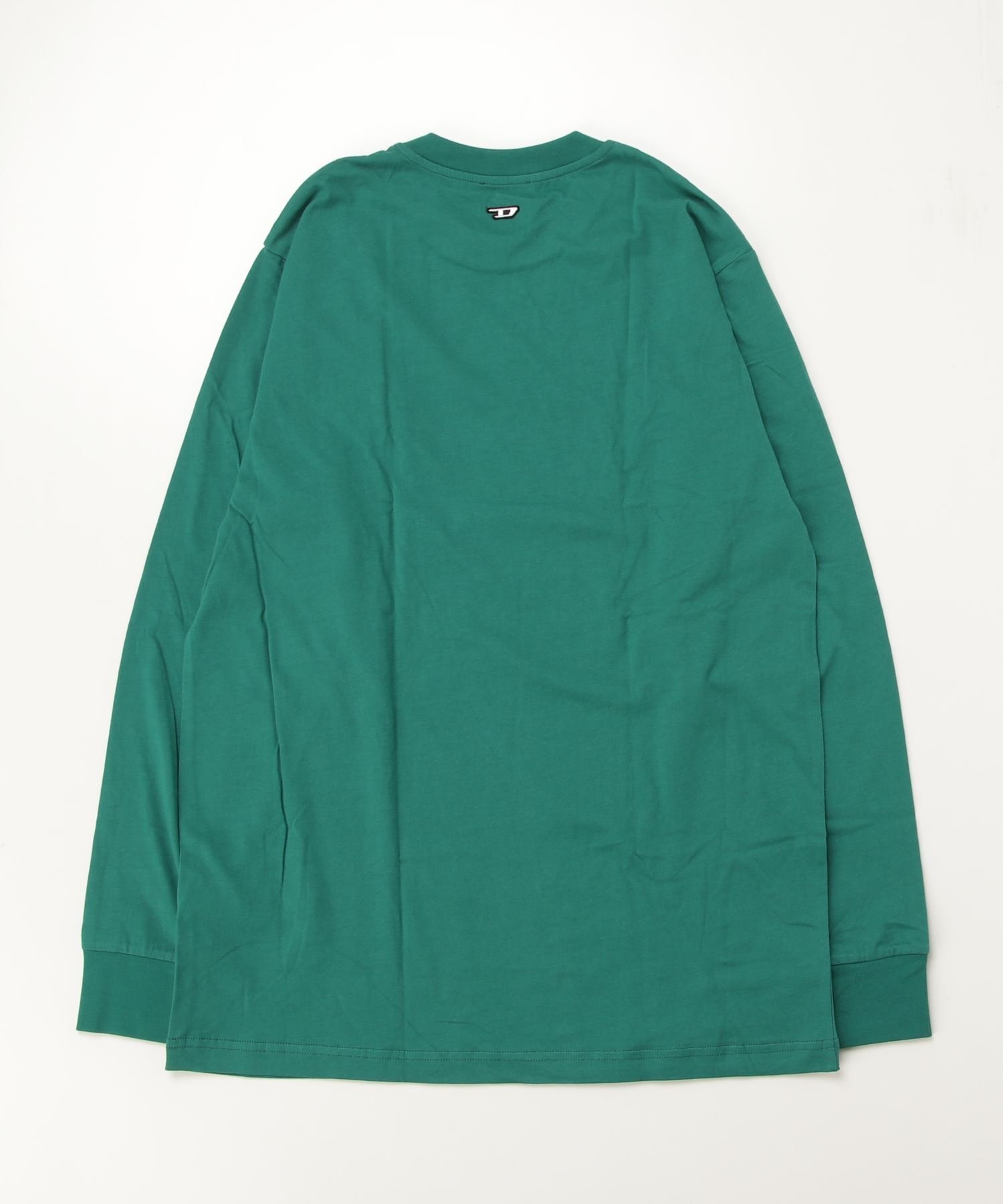 Детская футболка с длинными рукавами с логотипом бренда DIESEL, Dark green — фото 2