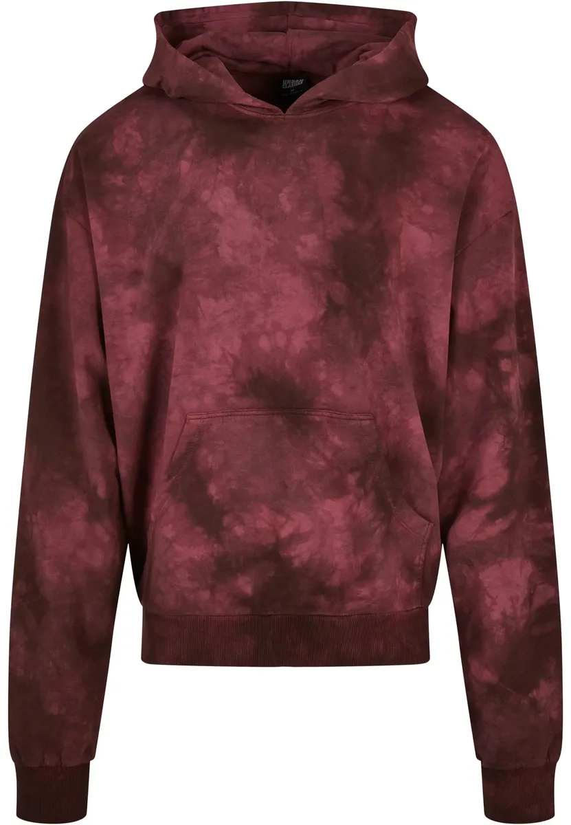

Толстовка с капюшоном URBAN CLASSICS " Urban Classics Men's Tye Dyed Hoody", цвет Cherry