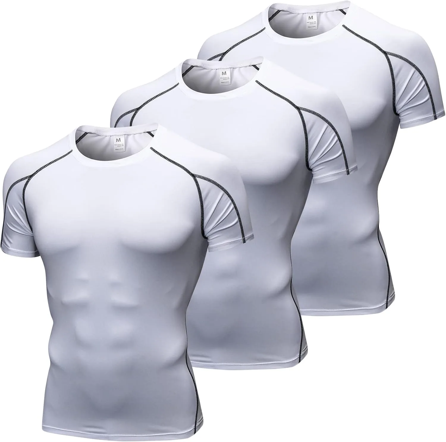 

Мужская компрессионная футболка с коротким рукавом для тренировок SPVISE