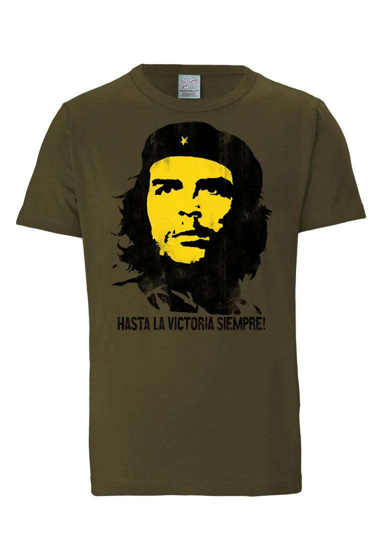 

Футболка Logoshirt "Че Гевара" с культовым принтом спереди, зеленый