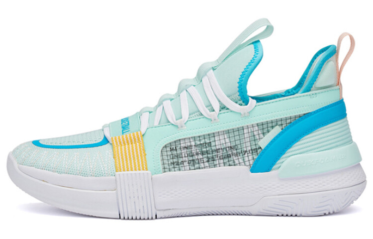 

Баскетбольные кроссовки Burning War Basketball Shoes Men Low-Top Sparkling Green 361°