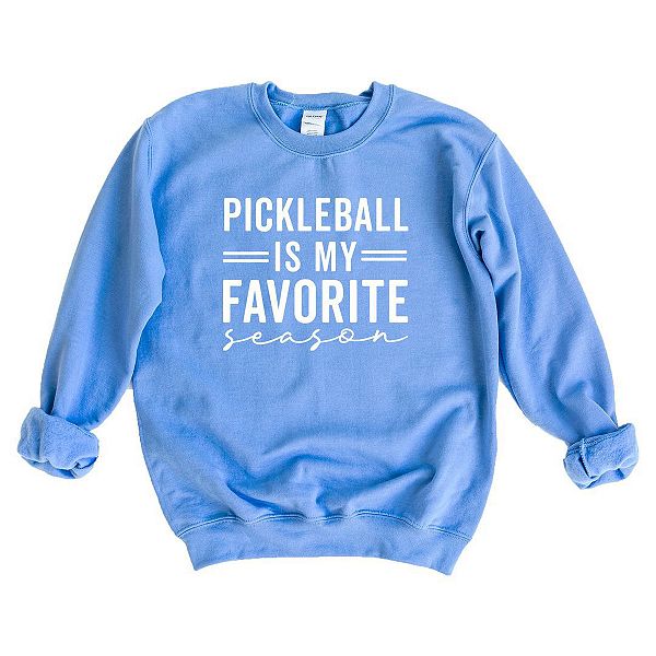 

Свитшот Pickleball is my favorite season Simply Sage Market, Carolina Blue