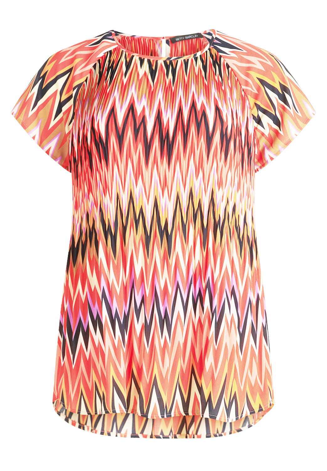 

Блуза Betty Barclay Schlupf mit Plissee, цвет Red/Beige