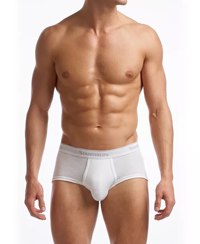 

Трусы мужские Supreme Cotton Blend Regular Rise, упаковка из 2 шт Stanfield's, белый