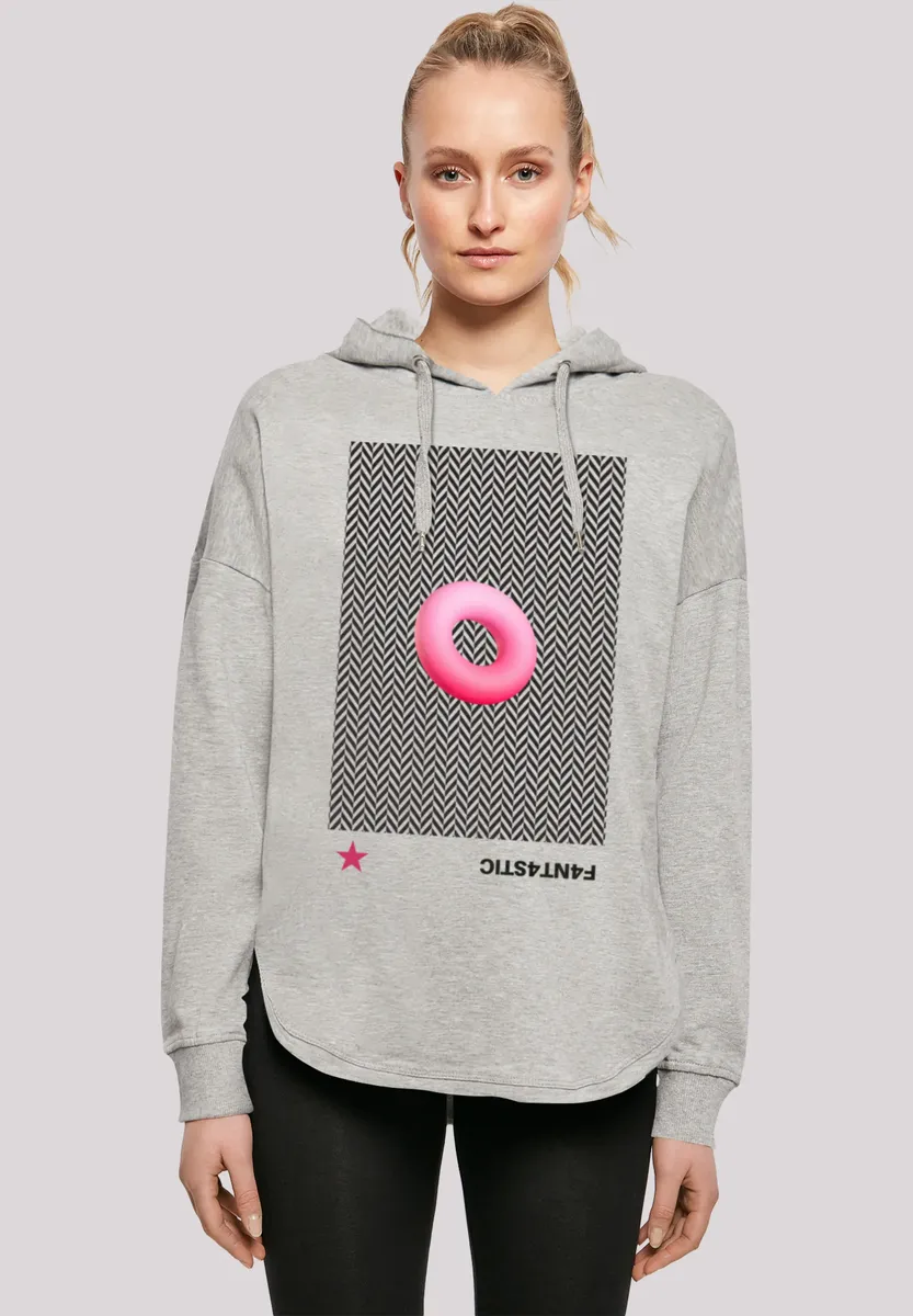 

Толстовка F4NT4STIC "3D PINK RING", принт, серый