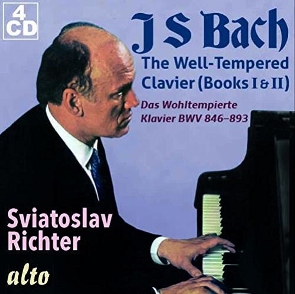 

Диск CD Bach: the Well Tempered Clavier (Books I & II) - Johann Sebastian Bach, Sviatoslav Richter