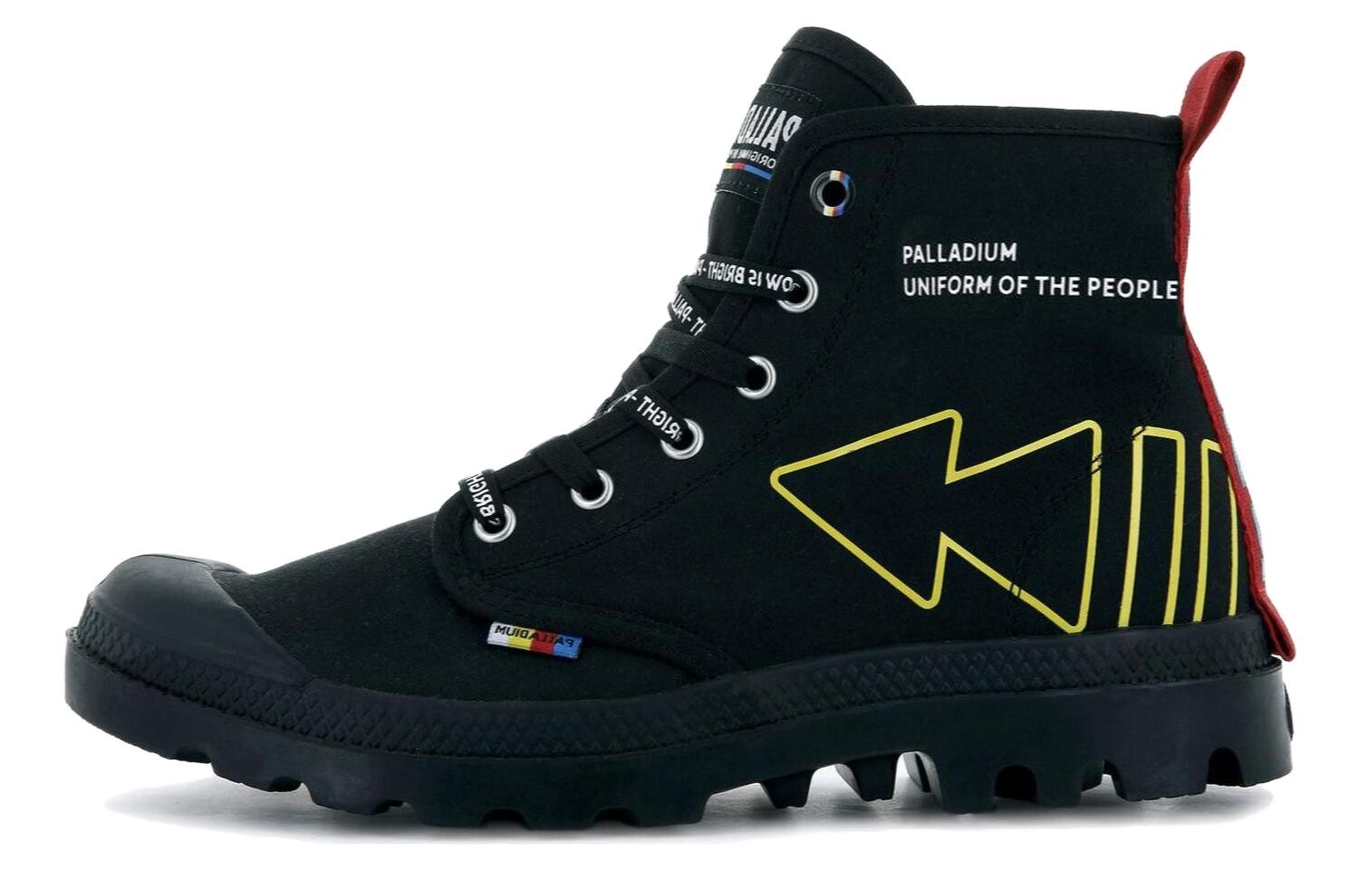 

Кроссовки palladium Pampa Lifestyle Shoes Unisex High-top Black, черный