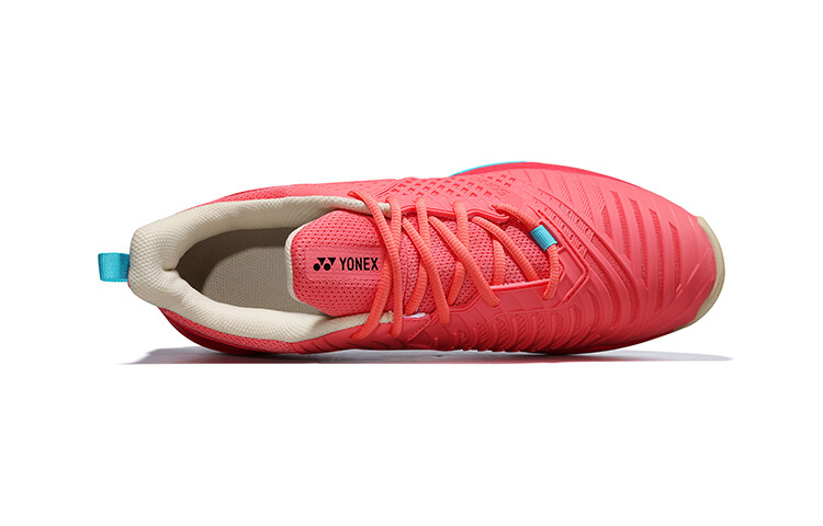 Кроссовки YONEX Ower Cushion Tennis Shoes Unisex Low-top Coral Red, красный — фото 3