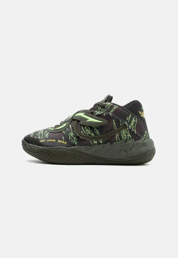 Баскетбольные кроссовки mb 05 камуфляжная Puma, Dark Olive/Fizzy Light/Black