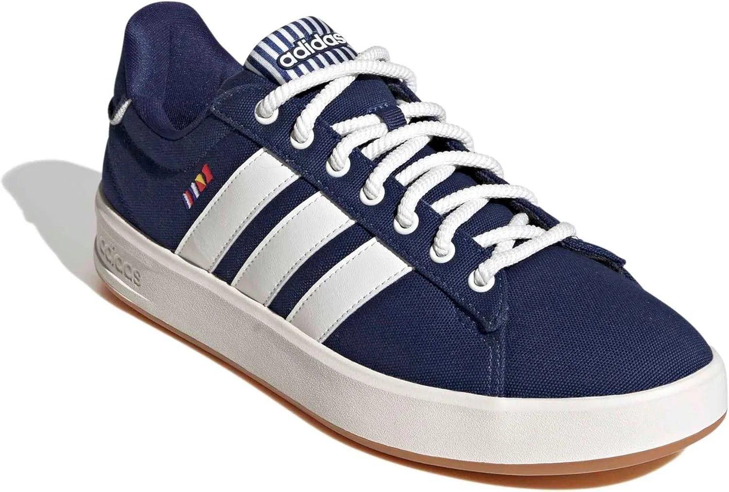 Мужские кроссовки Adidas Grand Court 3.0, Dark Blue Core White Gum10 — фото 3