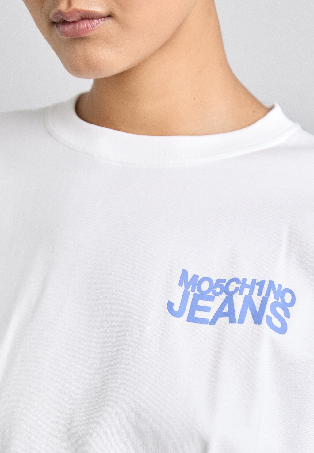 

Топ с длинными рукавами PAINTER MOSCHINO, белый