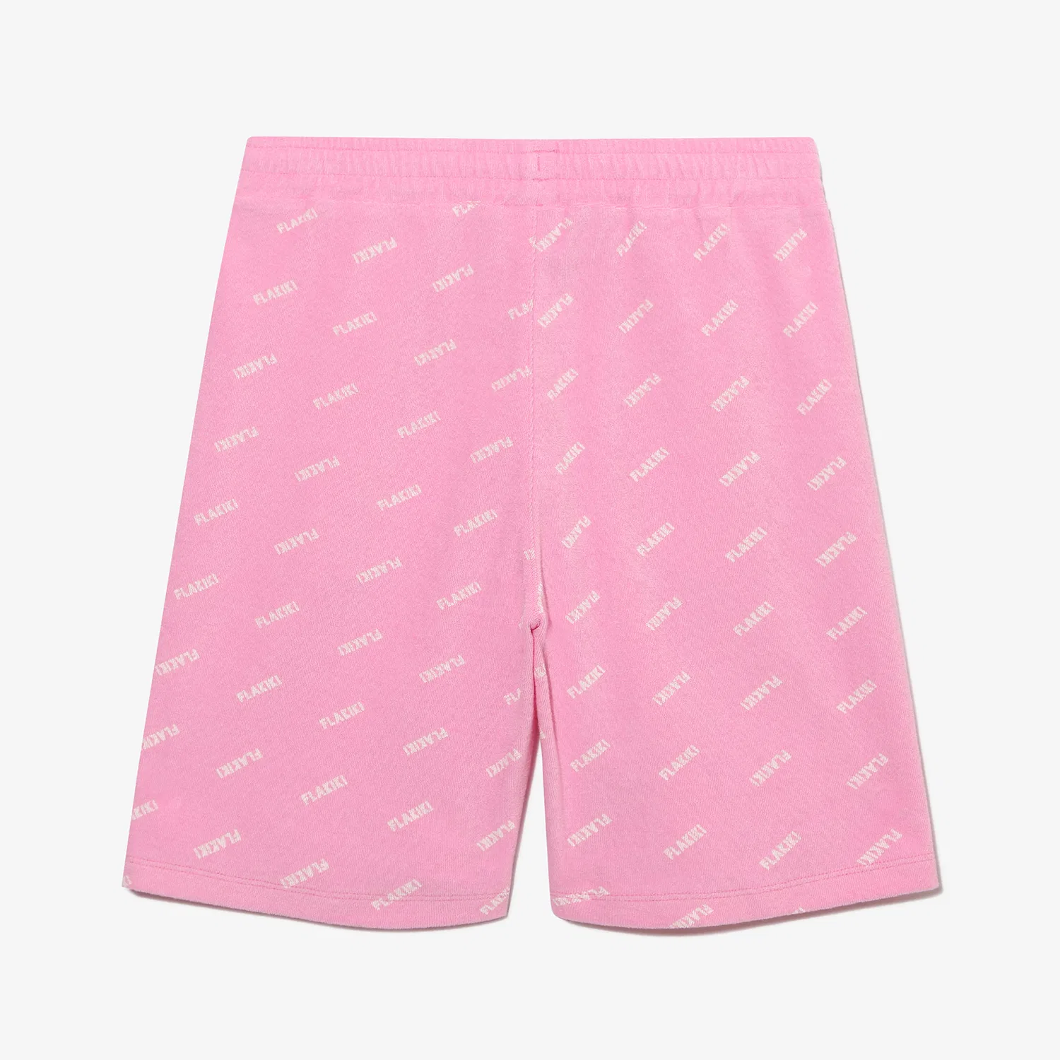 Детские махровые шорты длиной до колена розовые от Fila Kids — фото 2