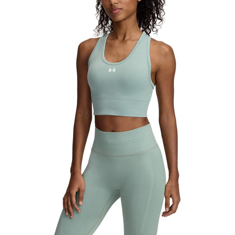 

Under Armour Бесшовное спортивное белье Vanish для женщин Silicone Green/White