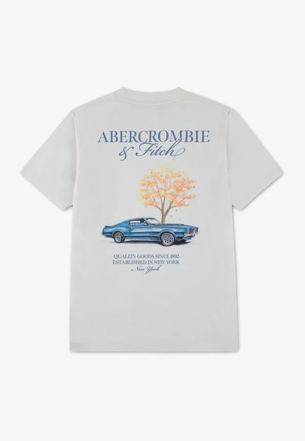 Футболка с принтом автоклуба Abercrombie & Fitch, Jet Stream — фото 2