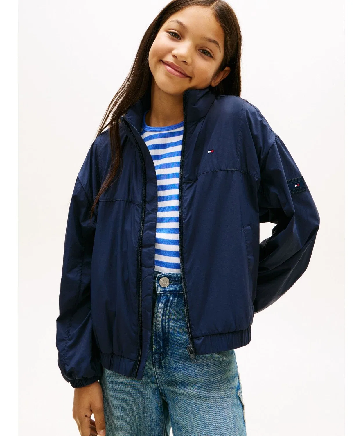 Ветровка детская Tommy Hilfiger KIDS нейлоновая мультиколор