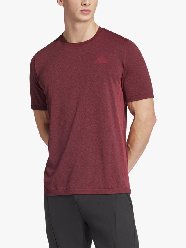 

Футболка train essentials structure adidas, цвет Pure Ruby/Grey